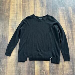 J.Crew 100% Cashmere Black Crewneck Sweater Women’s Small
